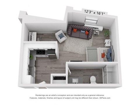 S2 Floor Plan at Elevate 758, Alabama